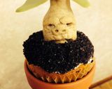 ハロウィン✴︎マンドレイクカップケーキ作り方20写真
