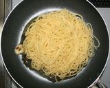 簡単☆干牡蠣のアヒージョでペペロンチーノ作り方6写真