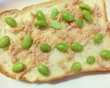 ツナ×枝豆のレモン風味和トースト作り方3写真