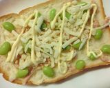ツナ×枝豆のレモン風味和トースト作り方4写真