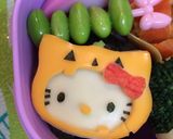 ハロウィン☆ キティ ☆キャラ弁作り方4写真