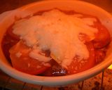 簡単☆茄子とトマトのミートソース重ね焼き作り方5写真