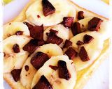 あるもので美味しい☆チョコバナナトースト作り方3写真