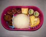 妖怪ウォッチ トゲニャン キャラ弁 簡単作り方2写真