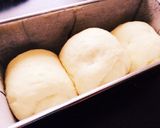 手捏ね不要＊ふんわ〜りミルク食パン＊作り方3写真