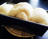 手捏ね不要＊ふんわ〜りミルク食パン＊作り方5写真