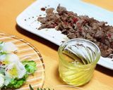 バルサミコ酢とピンクペッパーの生ハム柿作り方5写真