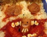 パパのキャラ弁当4〜ハロウィン2014〜作り方3写真