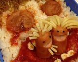 パパのキャラ弁当4〜ハロウィン2014〜作り方4写真