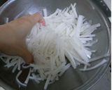 大根と人参とツナのなます風サラダ作り方1写真