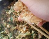 簡単エコランチ☆葱の青いとこ乗っけご飯作り方3写真