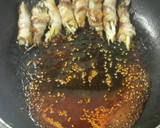 お弁当にも◎舞茸と白ネギの旨辛肉巻き作り方3写真