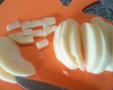 ＨＭで簡単♪林檎と柿のキャラメル風ケーキ作り方3写真