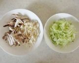 秋鮭ときのこの生姜焼き丼作り方2写真