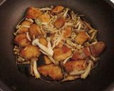 秋鮭ときのこの生姜焼き丼作り方5写真