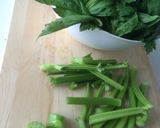 セロリの白ワイン佃煮作り方1写真