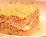 キャベツとひき肉のミルフィーユ☆重ね蒸し作り方12写真