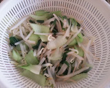 簡単中華風！青梗菜ともやしのナムル作り方3写真