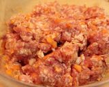 キャベツとひき肉のミルフィーユ☆重ね蒸し作り方4写真