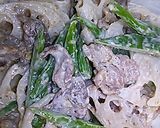 ■蓮根と豚肉のサラダ■作り方3写真