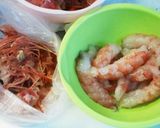 海老風味トマトクリームスパゲティ作り方1写真