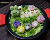 大根おろしアート♪ぶたまんちゃん♪鍋♪作り方1写真