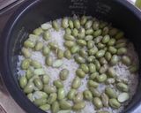 秋の味覚 丹波 黒豆 枝豆 で豆ごはん♪作り方8写真