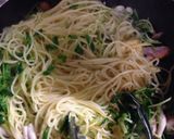 簡単豆苗和風パスタ作り方4写真