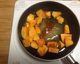 柿と蜂蜜の温かデザート♪作り方3写真