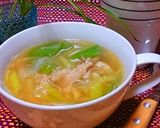 旨味たっぷり！長ネギと豚肉のスープ。作り方6写真