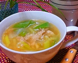 旨味たっぷり！長ネギと豚肉のスープ。作り方6写真