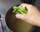 焼肉屋さん風！簡単！チンゲン菜のスープ作り方3写真