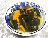 意外?☆かぼちゃと早煮え昆布の煮物作り方6写真
