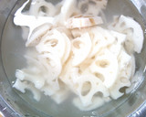 蓮根 人参 油揚げの 炊き込みご飯！作り方3写真