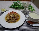 鶏肉マッシュルームーマーマレードソース作り方6写真