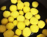 さつまいも☆可愛いきんちゃく☆お弁当に作り方4写真