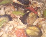 麺つゆで意外♡なすとバラ肉のトマト煮作り方3写真