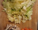 簡単！やさしい味の豚とキャベツの卵炒め作り方2写真
