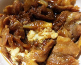 豚肉と玉ねぎの卵とじ作り方4写真