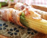 お弁当に☆ヤングコーンの紫蘇ベーコン巻き作り方4写真