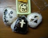 ハロウィンにぎり作り方1写真