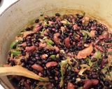 化学調味料無し！ソーセージと豆のスープ作り方5写真