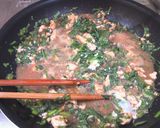 春菊と鶏挽き肉de混ぜごはん♪作り方4写真