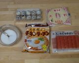 チキンラーメン包みのあんかけ揚げ餃子♪作り方1写真