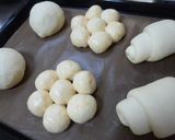 朝食に♪成形自由なテーブルロール作り方4写真