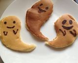 ハロウィン＊おばけホットケーキ作り方3写真
