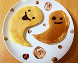 ハロウィン＊おばけホットケーキ作り方4写真