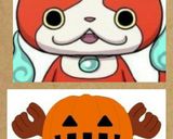 キャラ弁 ジバニャン(ハロウィンver)作り方1写真