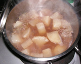 大根と豚挽肉のとろ～り♪煮物作り方4写真