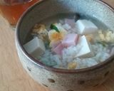 10分朝ごはん　鶏ぞうすい作り方3写真